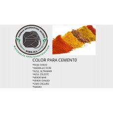 COLOR PARA CEMENTO